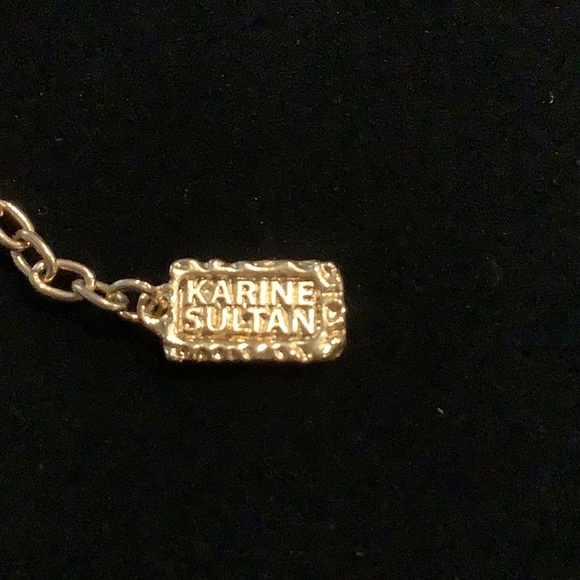 Karine Sultan Gold Bib Waterfall Necklace - Picture 4 of 4